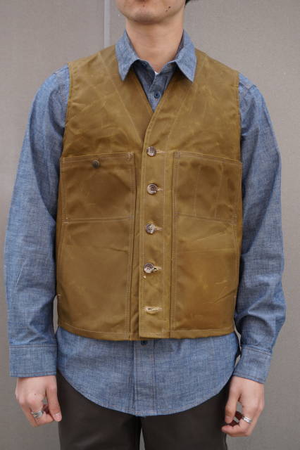 FILSON』（フィルソン） オイルティンクロス ベスト アメリカ製 