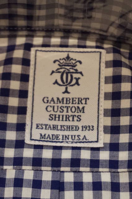 GAMBERT CUSTOM SHIRTS』（ギャンバード カスタム シャツ