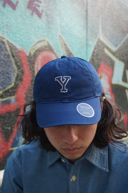 『SMATHERS BRANSON』 (スマザーズ&ブランソン) ハンドメイド ニードル ポイント カレッジキャップ *YALE(NAVY) インポートグッズ ファースト ツイルキャップ カレッジネイビー